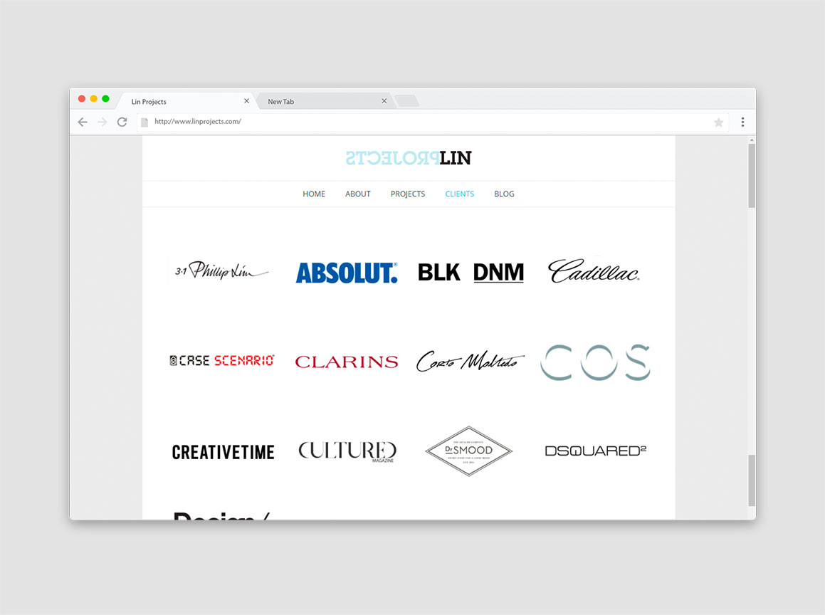 Lin Projects Website Design 3