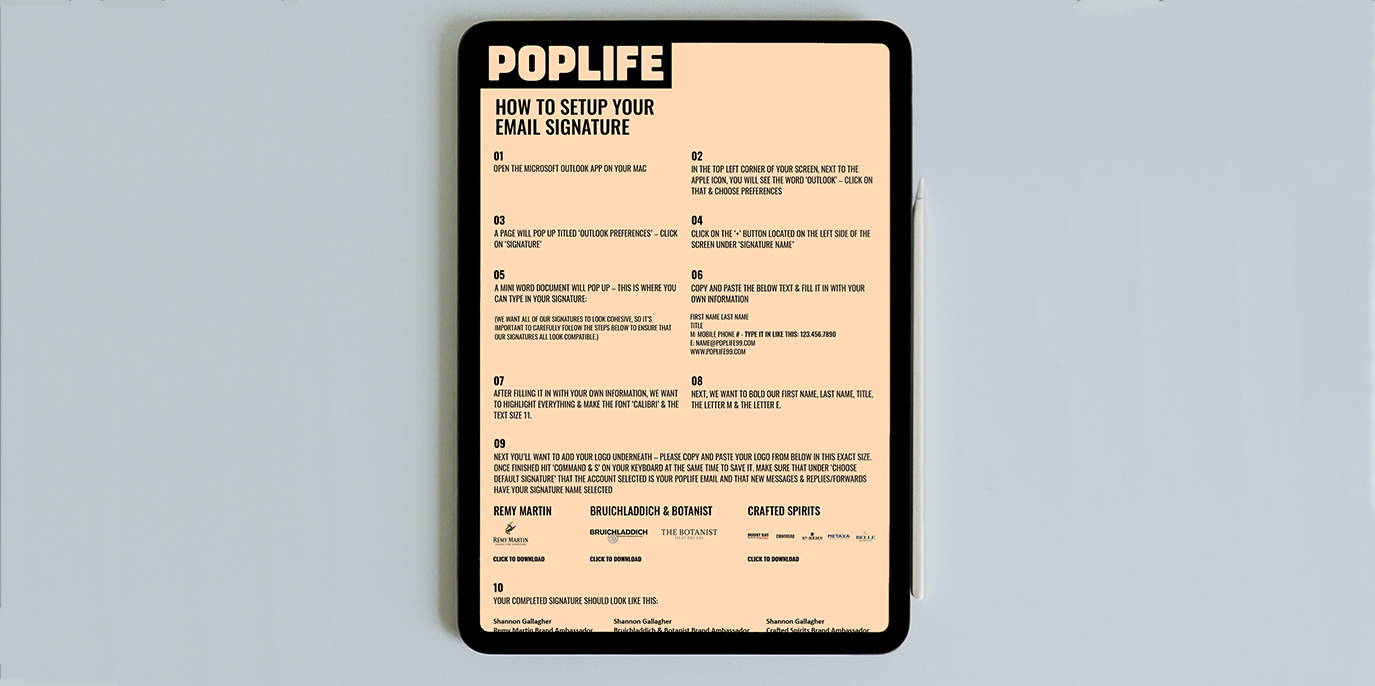 POPLIFE How-To Design